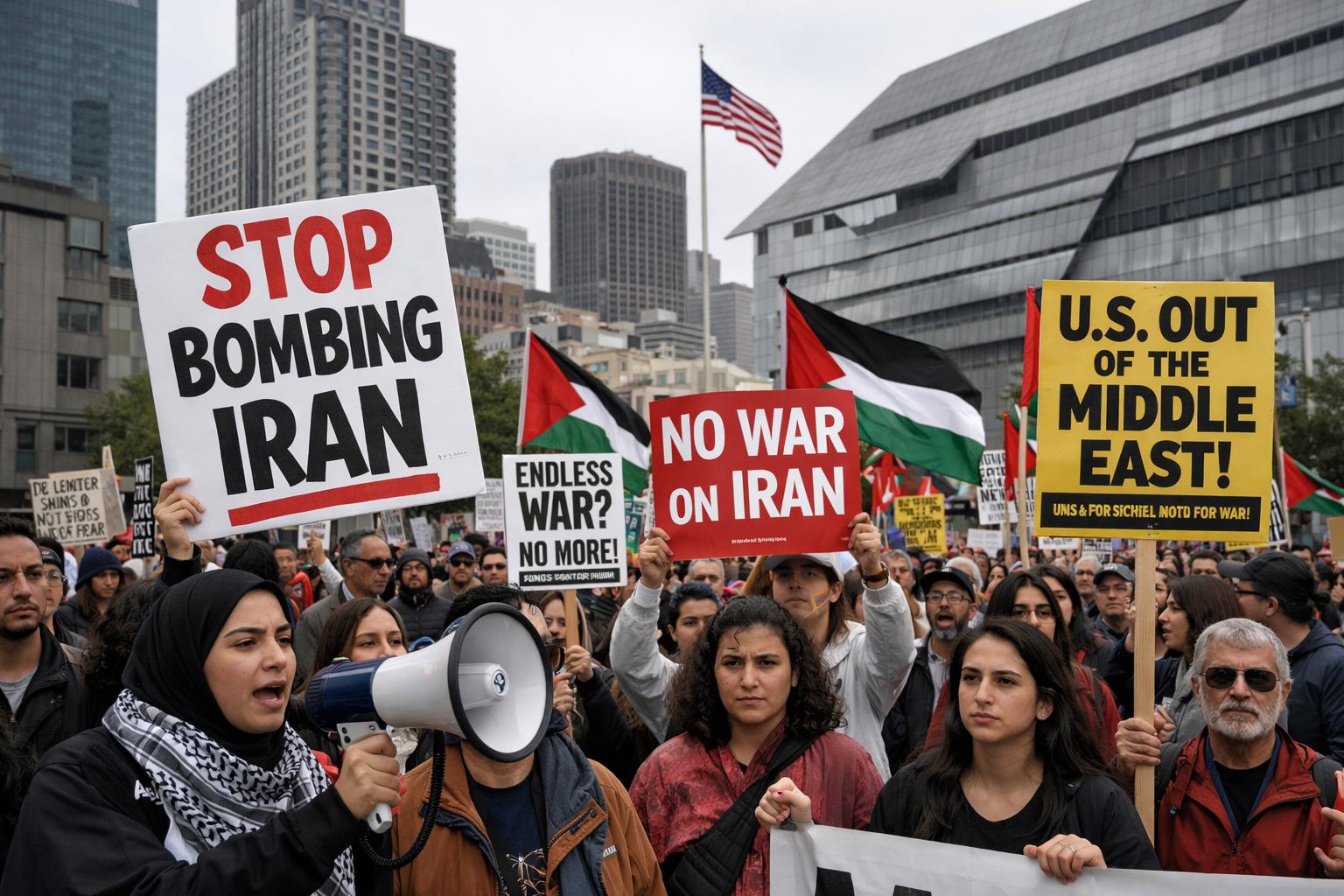San Francisco protest erupts after U.S. and Israeli strikes on Iran