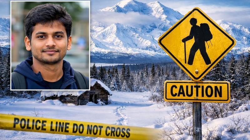 Indian student from Andhra Pradesh goes missing during solo winter trip in Alaska