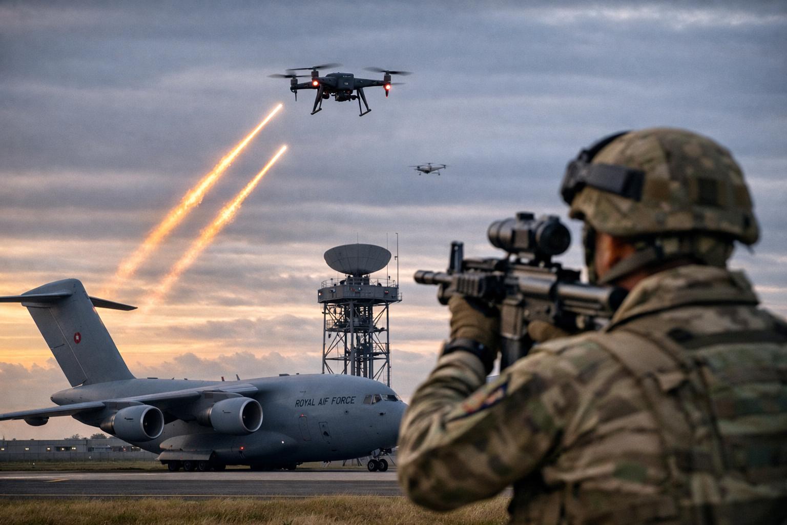 UK plans new military powers as rogue drone sightings near bases double