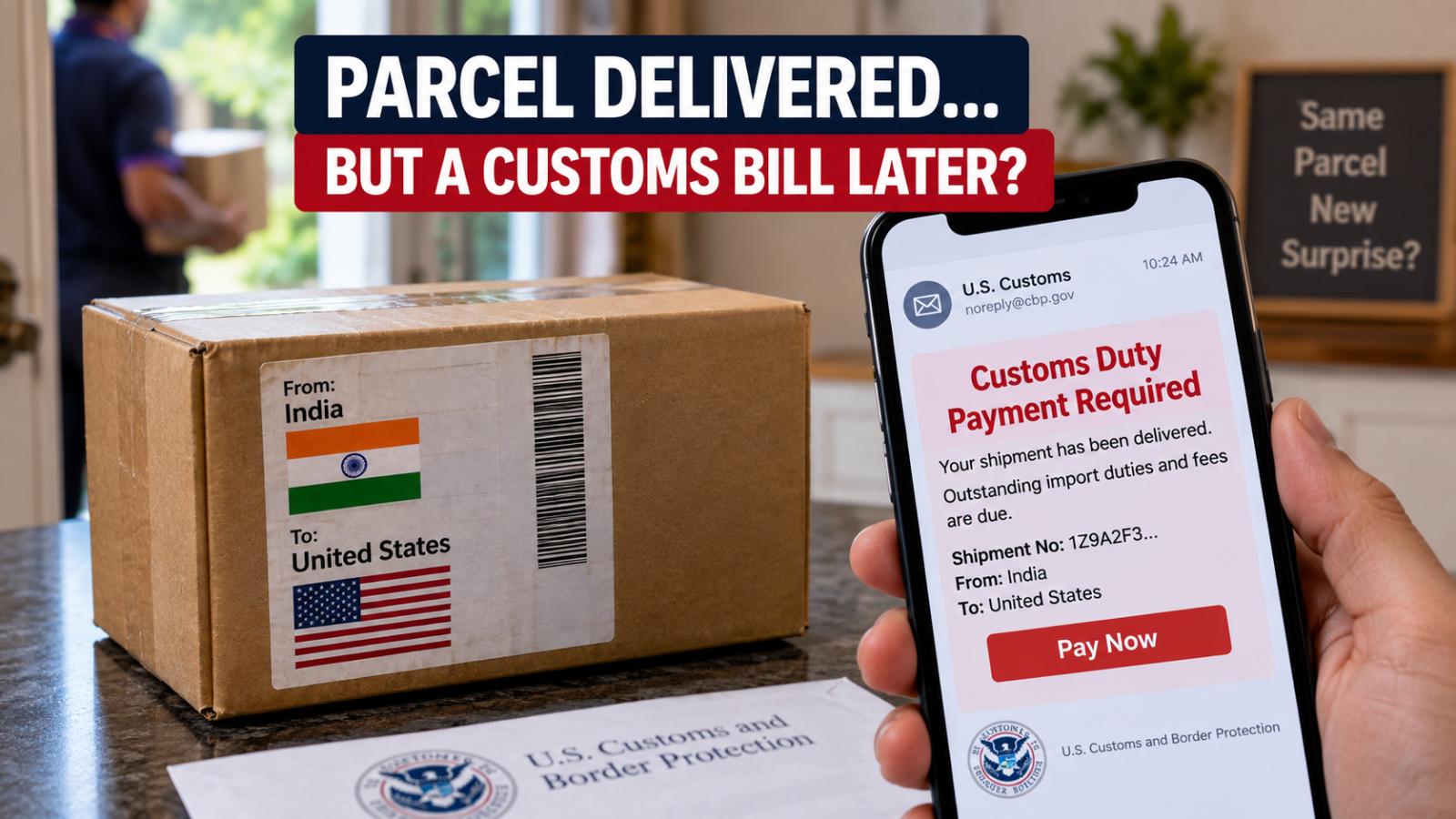 Why a customs bill can arrive after your parcel is delivered