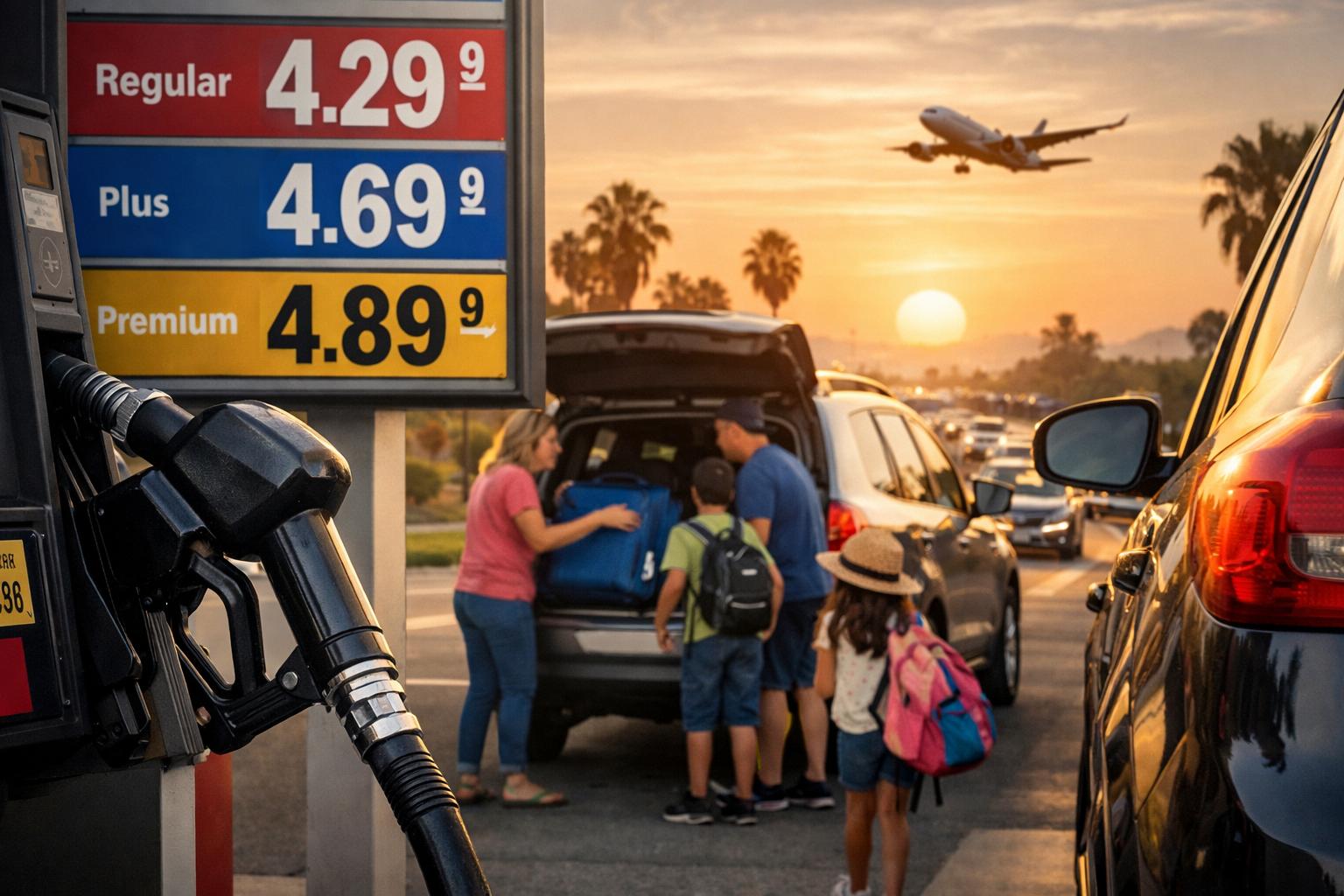 Rising gas prices strain spring break travel plans as AAA urges fuel-saving habits