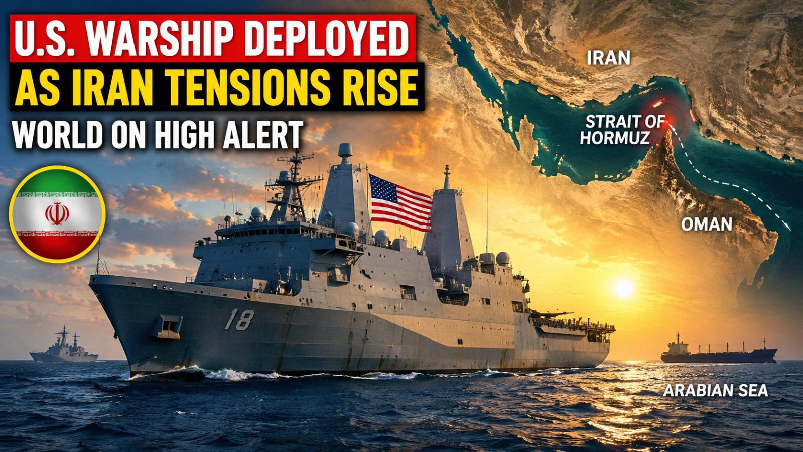 USS New Orleans Deployed in Arabian Sea as U.S.-Iran Tensions Rise Over Strait of Hormuz