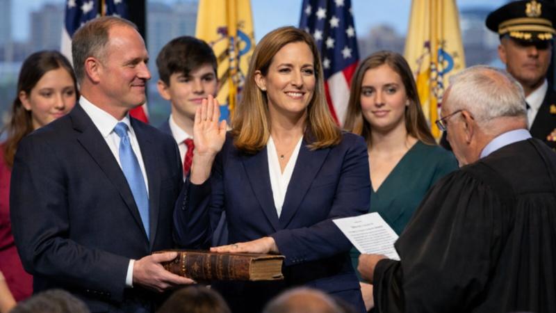 Mikie Sherrill sworn in as New Jersey governor after decisive election victory
