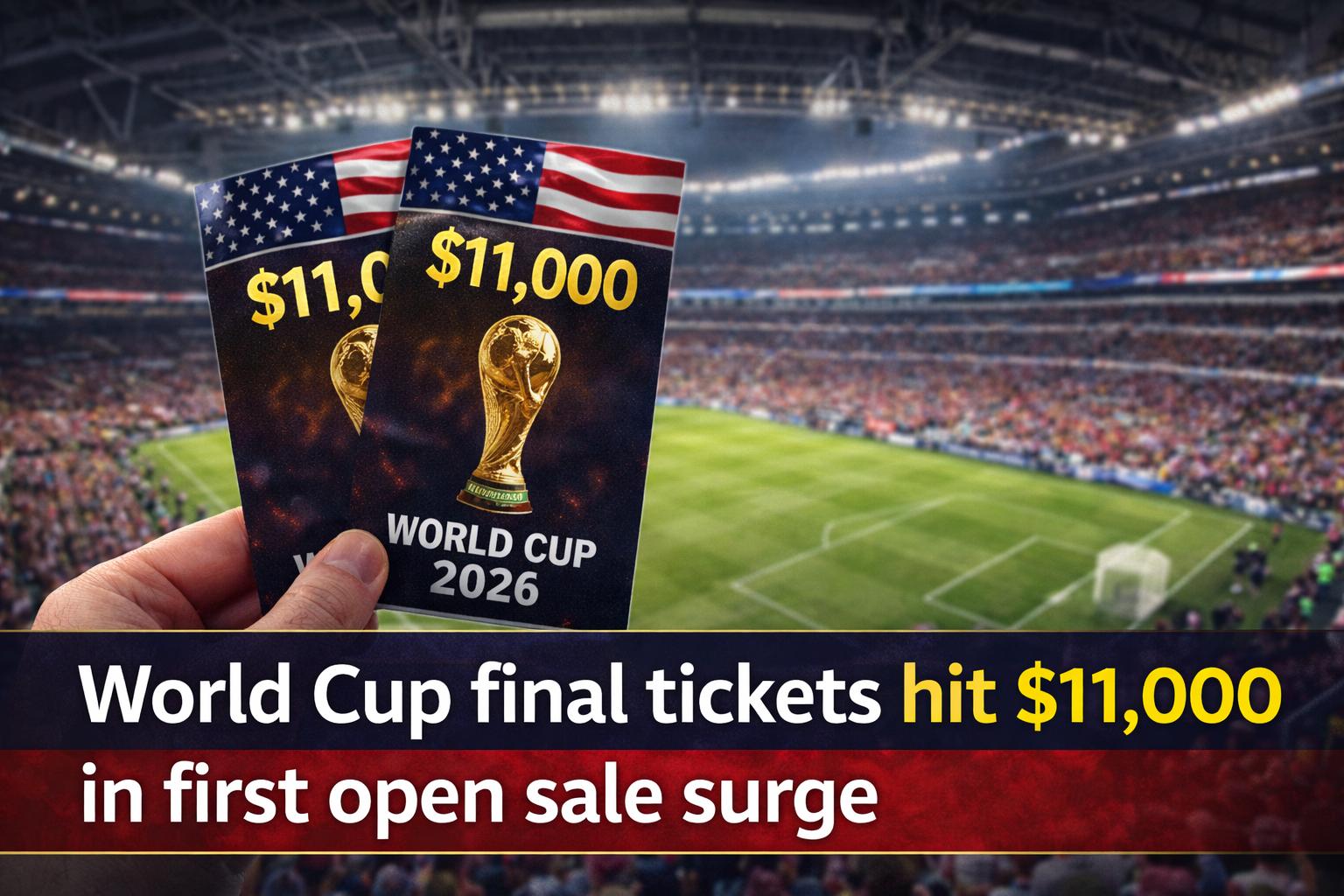 World Cup final tickets hit $11,000 in first open sale surge