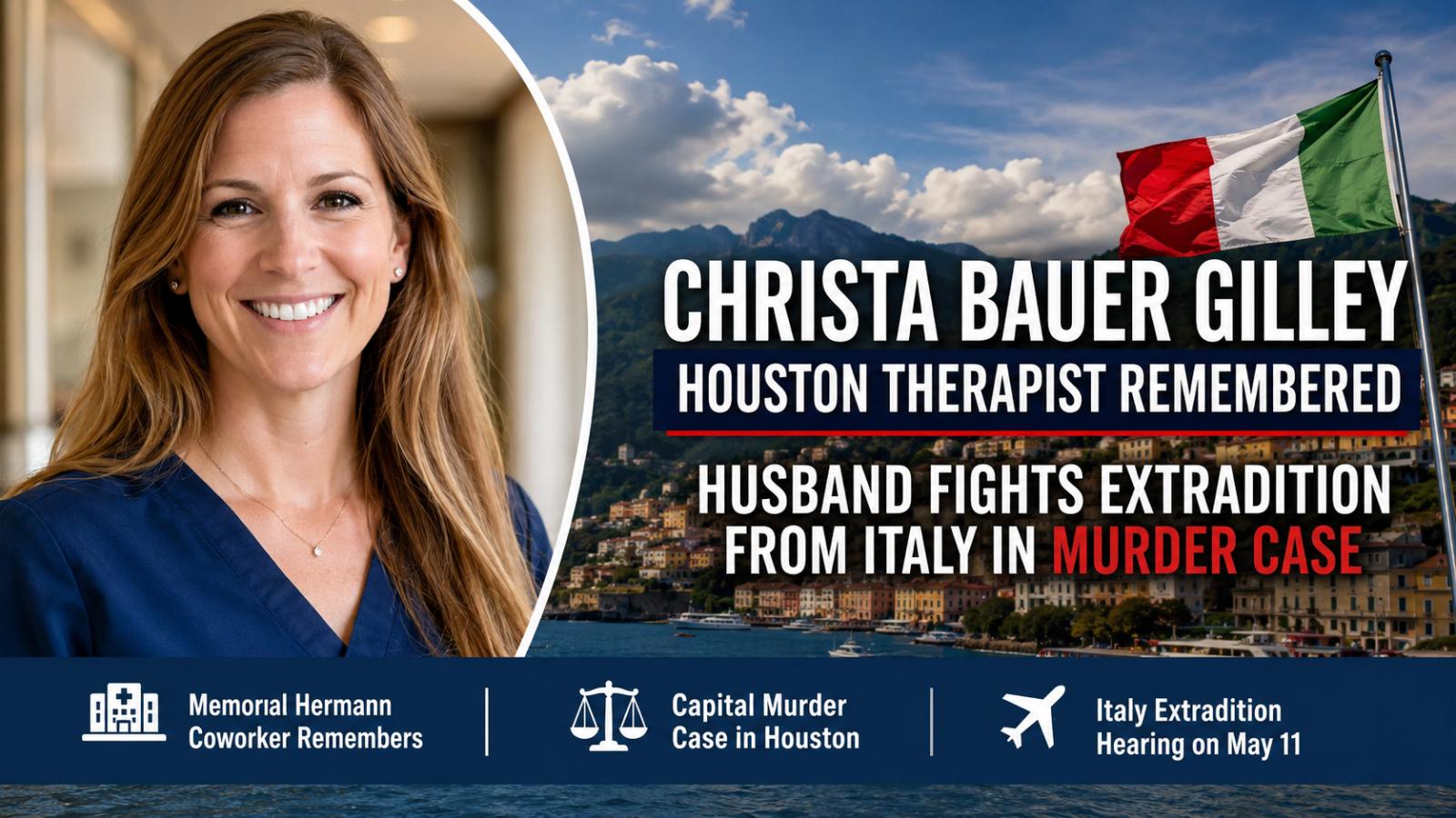 Christa Bauer Gilley, Houston Therapist, Remembered Amid Italy Case