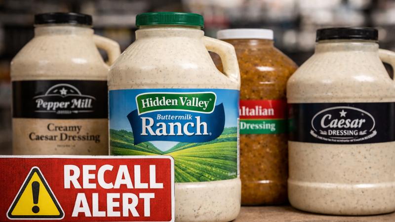 FDA recalls thousands of salad dressing cases over plastic contamination concerns