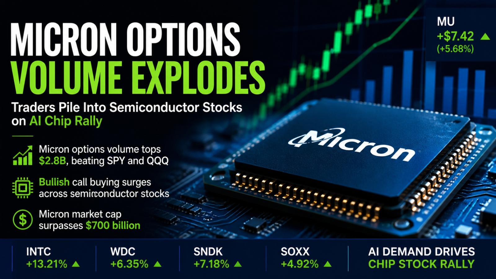 Micron Options Boom: AI Chip Rally Pulls Traders Into Semis