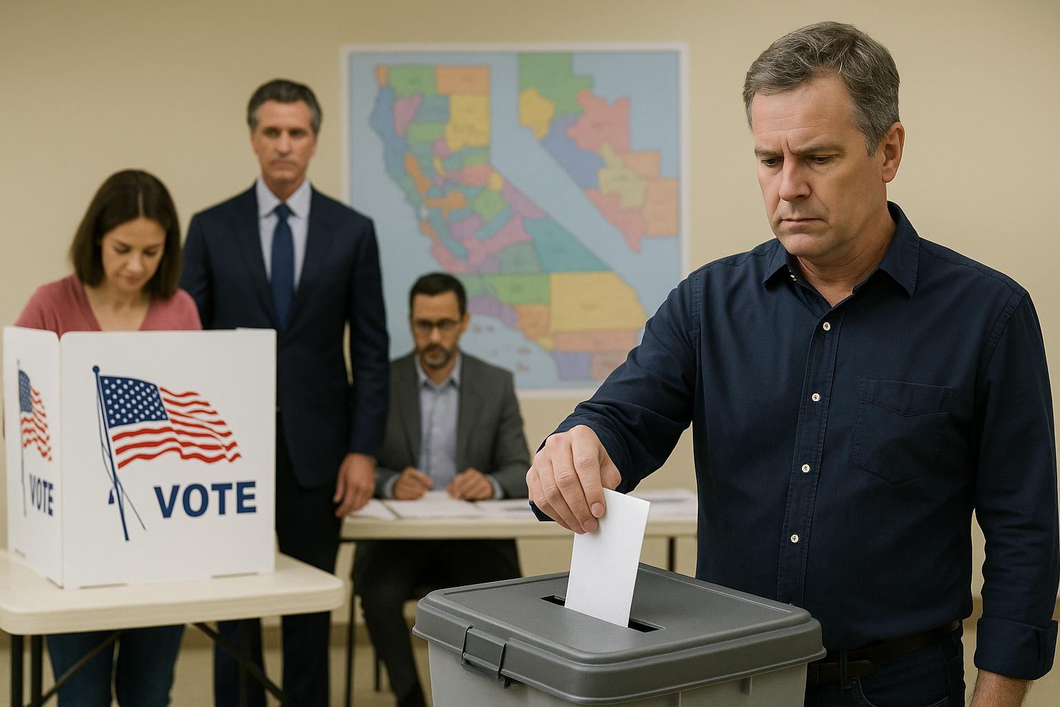 California Votes on Redistricting Plan That Could Shift US House and Limit Trump’s Power