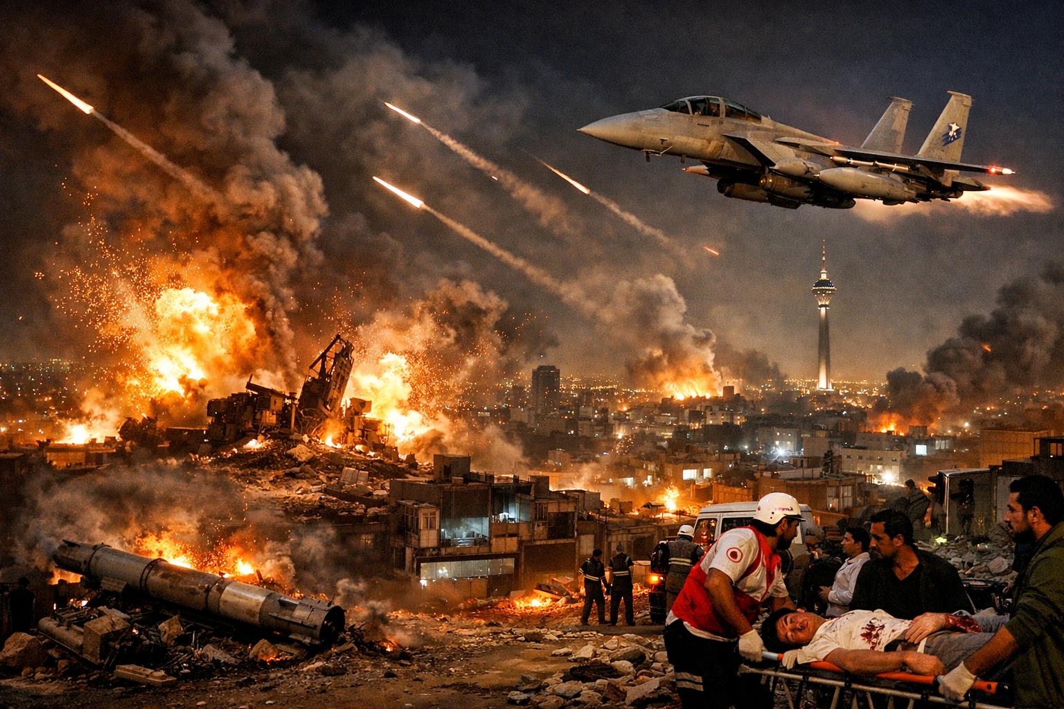 US–Israel–Iran War  Israel intensifies air campaign with over 5,000 bombs dropped on Iran