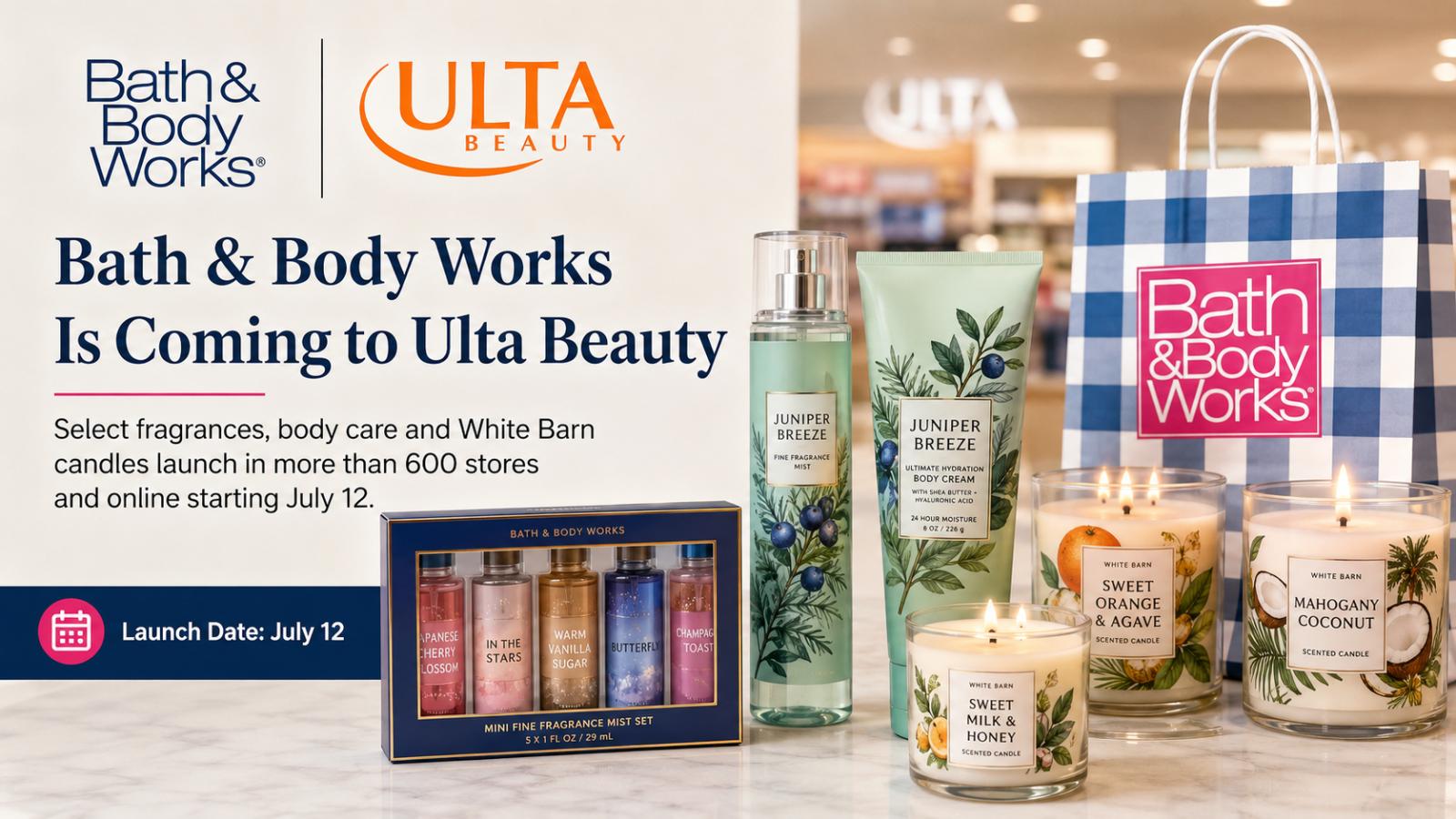 Bath & Body Works at Ulta Beauty: Juniper Breeze returns in 600-store fragrance launch