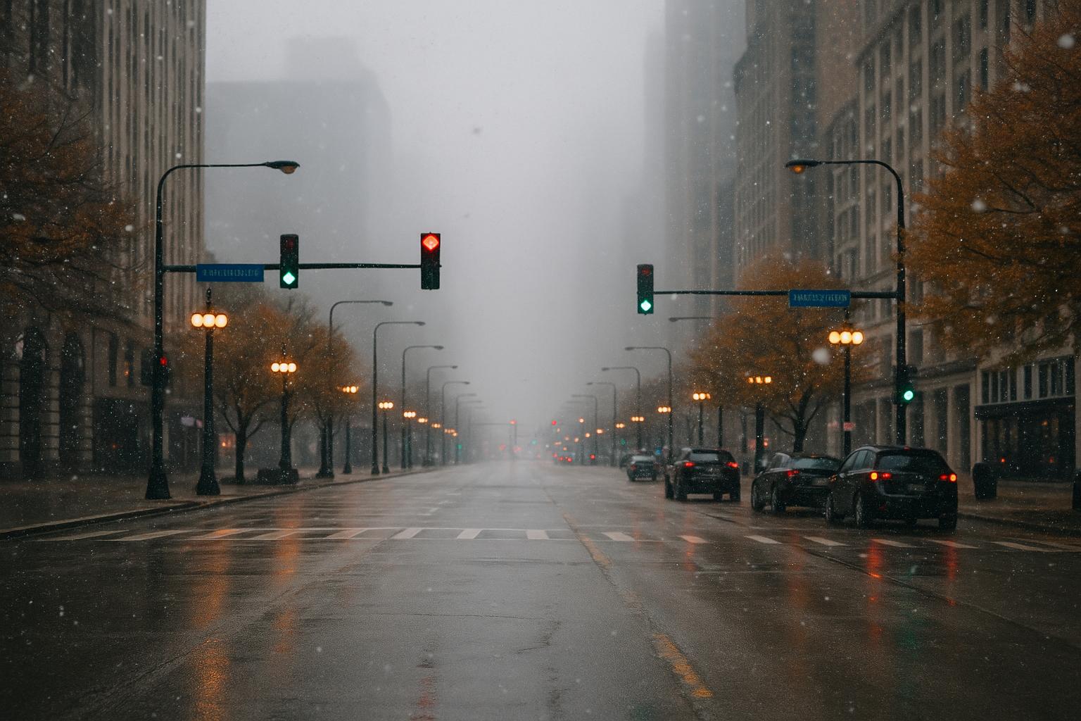 First Chance of Snowflakes in Chicago Area as Cold Weather Arrives