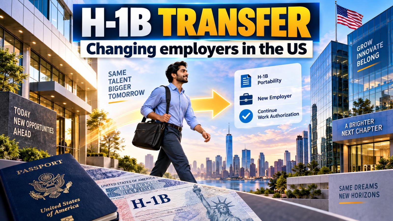 How to transfer an H-1B visa to a new US employer