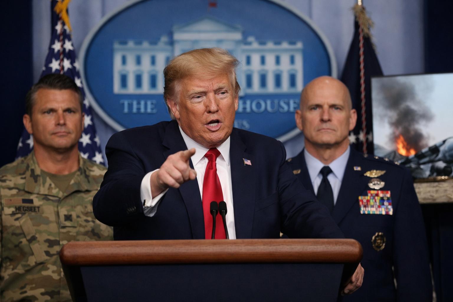 Trump vows action against media after Iran rescue leak controversy