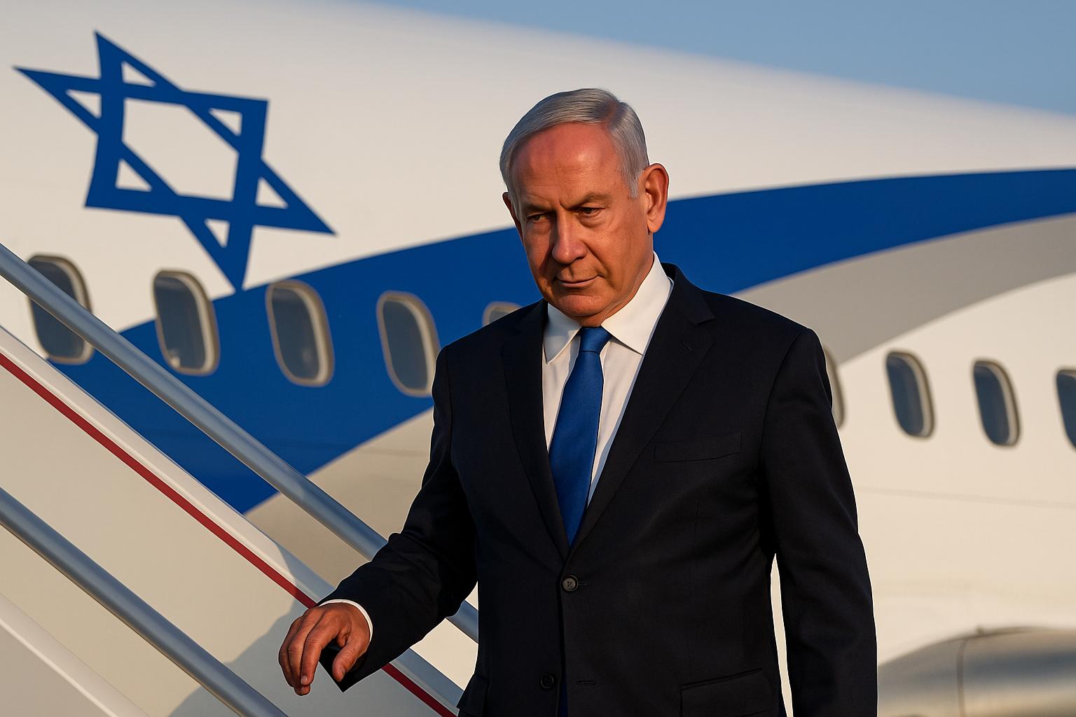 Netanyahu’s flight avoids French and Spanish skies en route to US visit