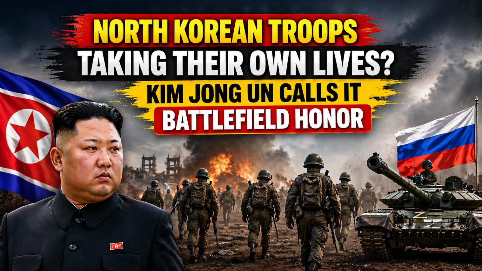 Why are North Korean troops reportedly taking their own lives? Kim Jong Un calls it battlefield honor