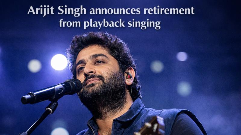 Arijit Singh announces retirement from playback singing, shocks fans nationwide