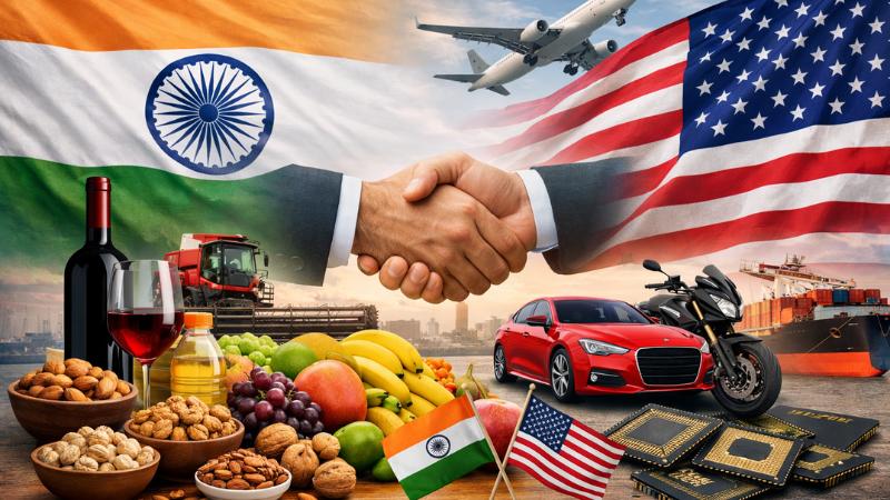 India–US trade pact to cut tariffs on food, wine, tech and vehicles