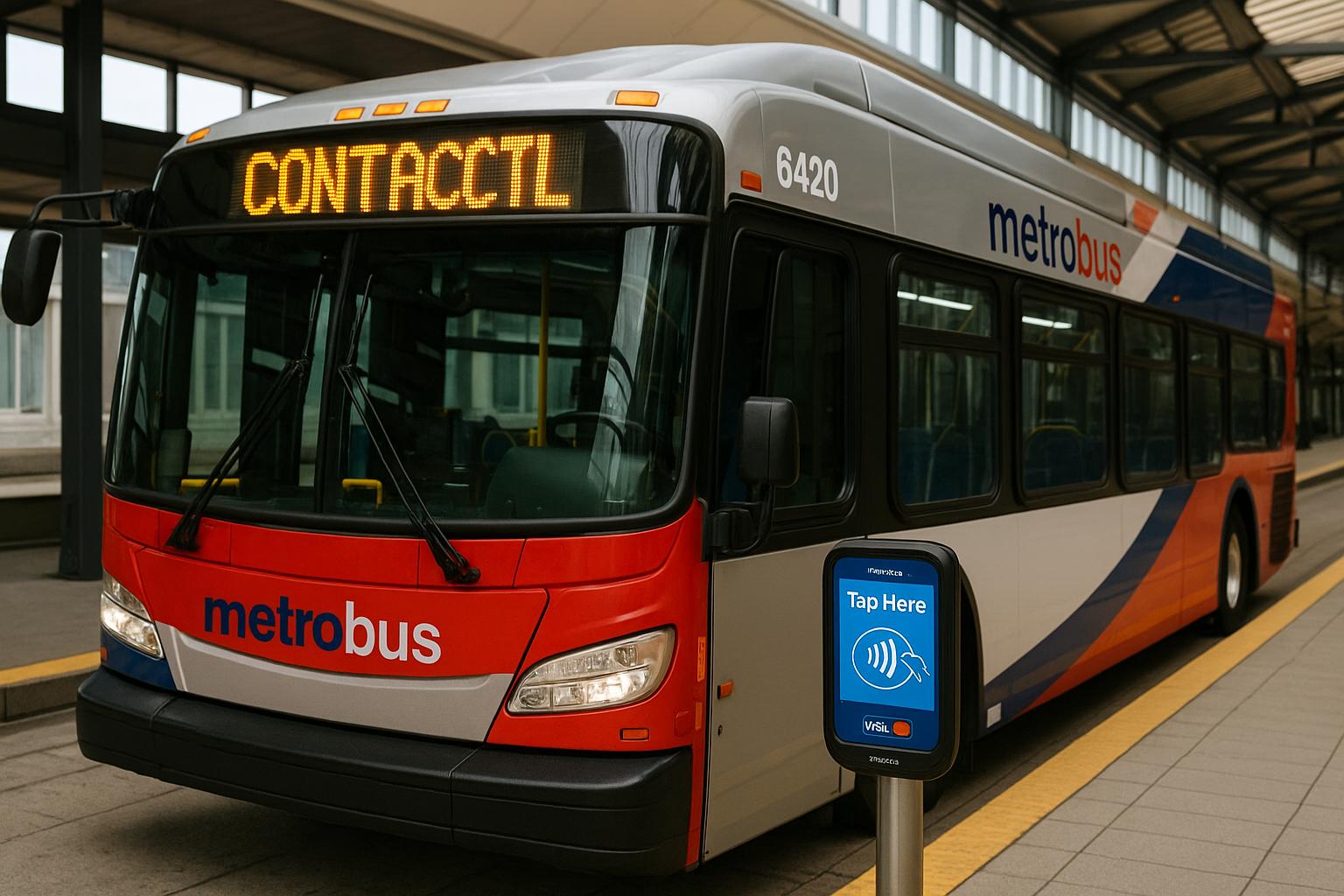 Washington Metrobus introduces contactless payments to expand convenience for riders