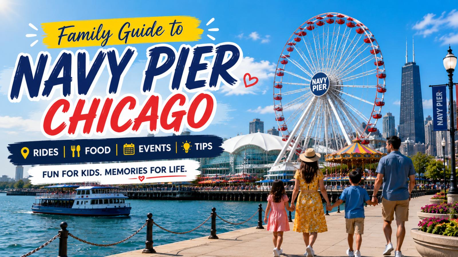 Navy Pier Chicago Guide for Families: Rides, Food, Events and Tips