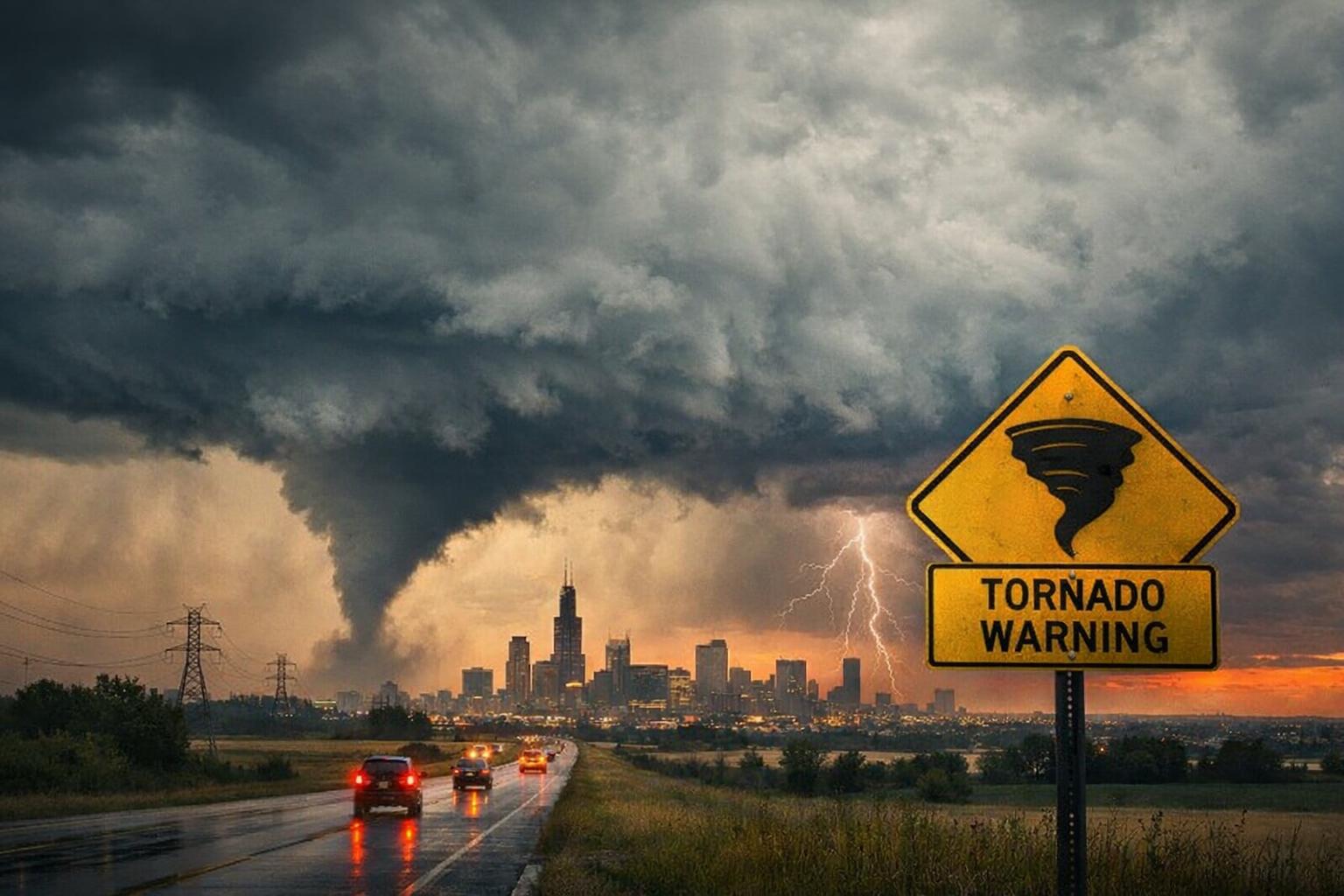 Tornado watch issued as dangerous storms hit northern Illinois April 3