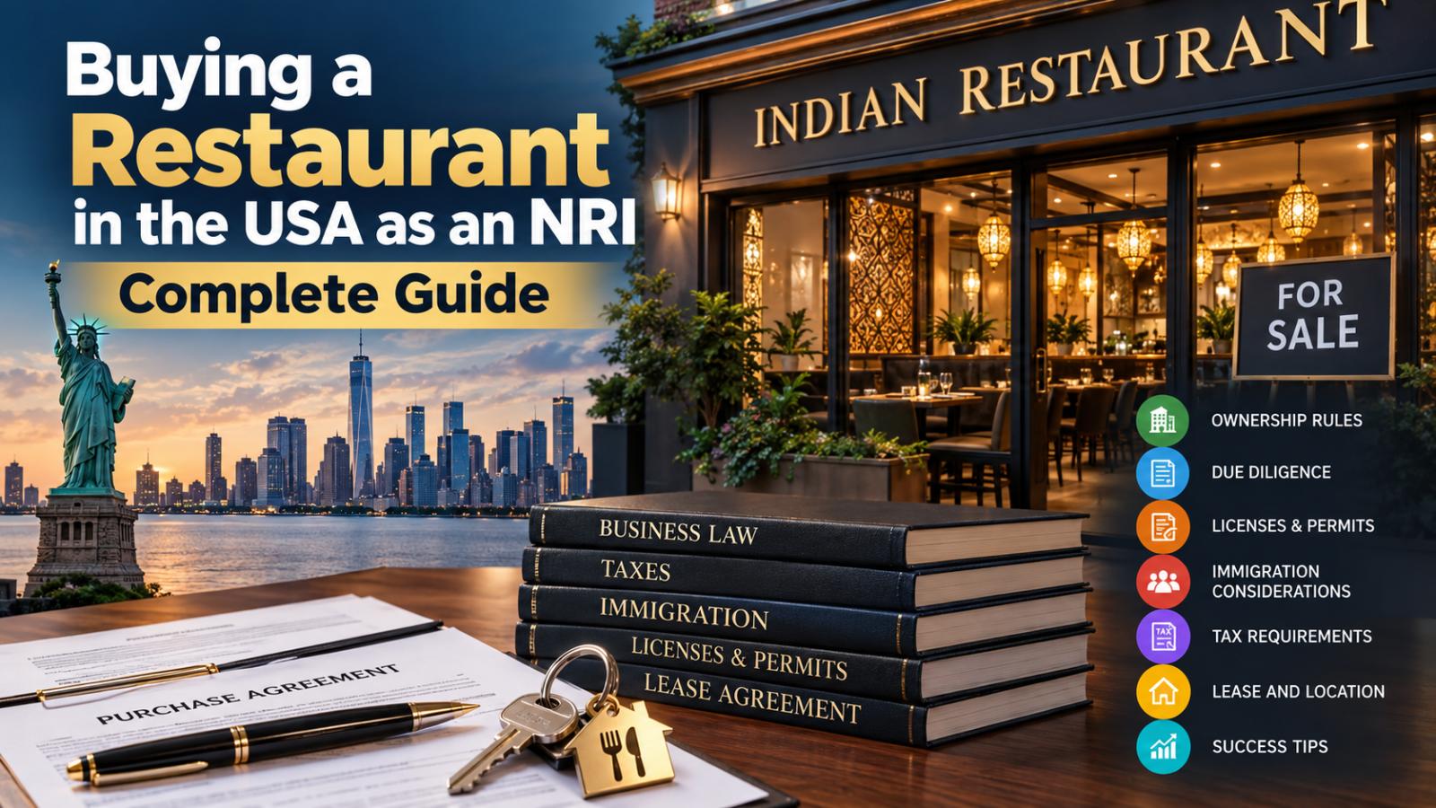 Buying a Restaurant in the USA as an NRI: Complete Guide