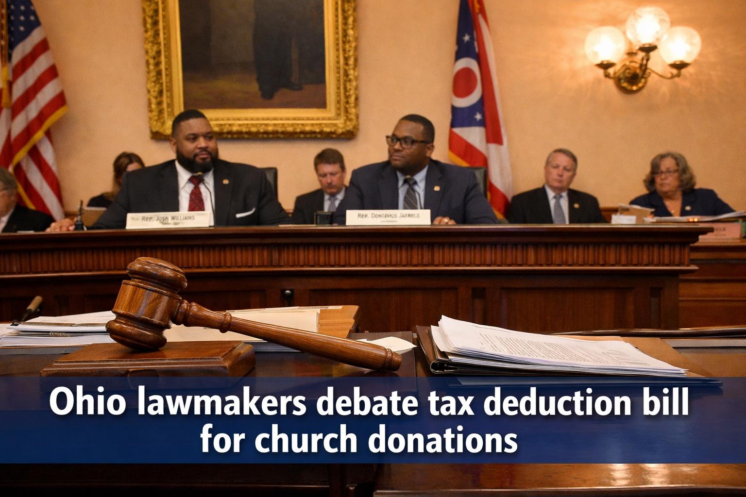 Ohio considers income tax break for religious donations under HB 444
