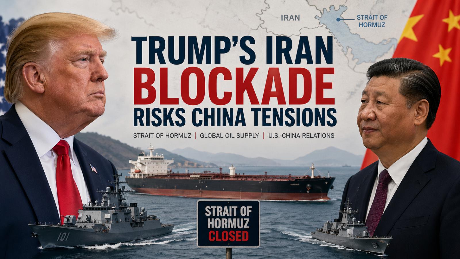Is Trump’s Iran blockade complicating China talks  Yes, tensions rise