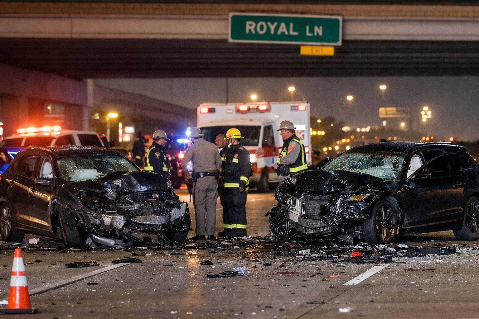 Wrong-way crash on Dallas North Tollway leaves one dead, several injured