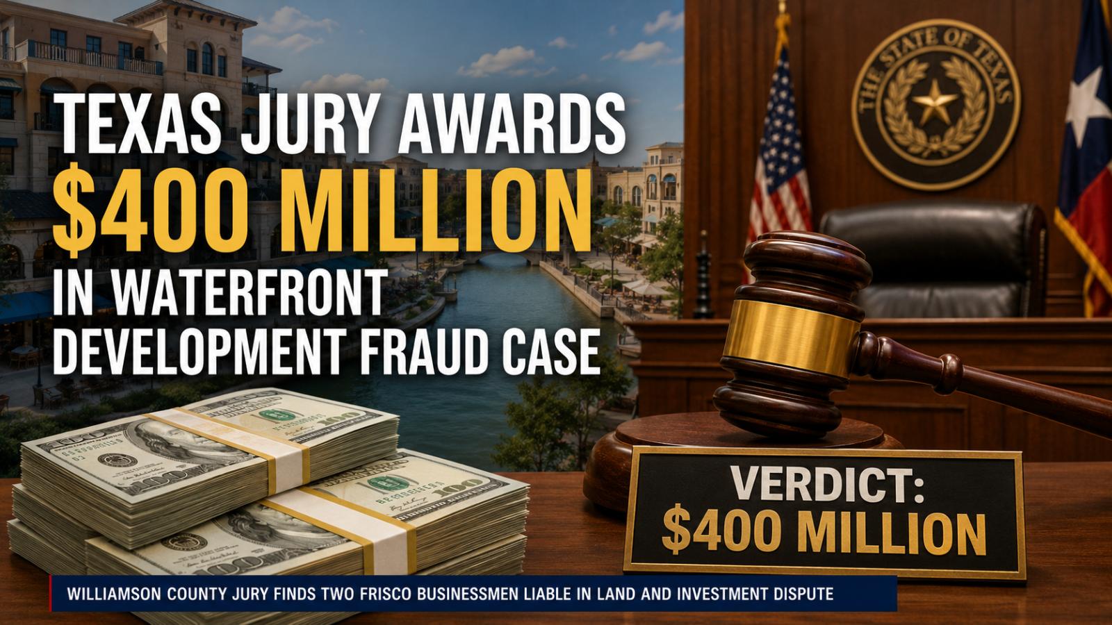 Texas Jury Awards $400 Million in Waterfront Development Fraud Case