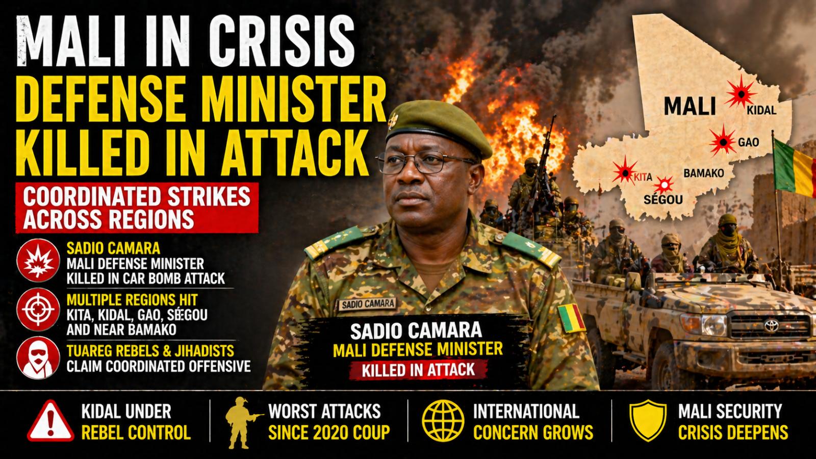 What happened in Mali? Defense minister killed in coordinated attacks across regions