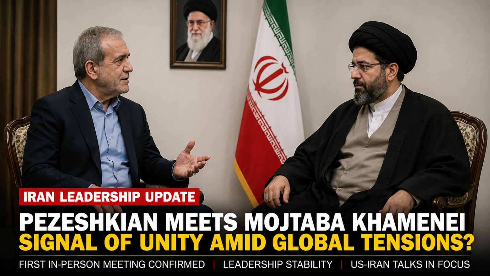 Iran Supreme Leader Mojtaba Khamenei Meets President Pezeshkian for First Time — What It Reveals About Iran’s Power Shift