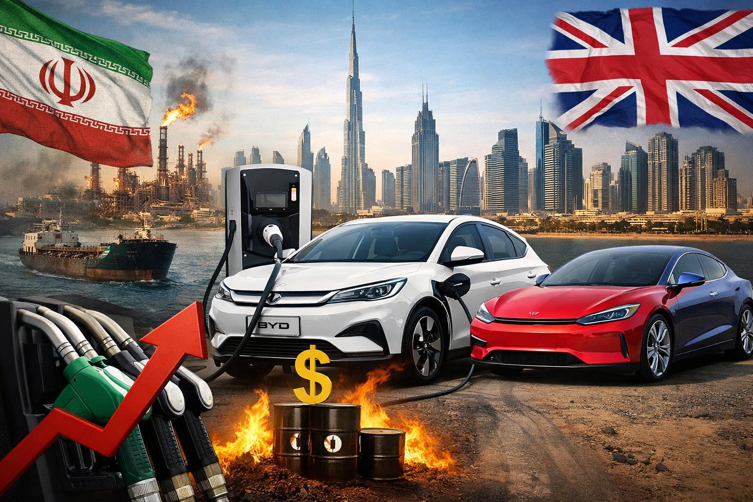 Rising fuel costs push UAE and UK consumers toward electric cars