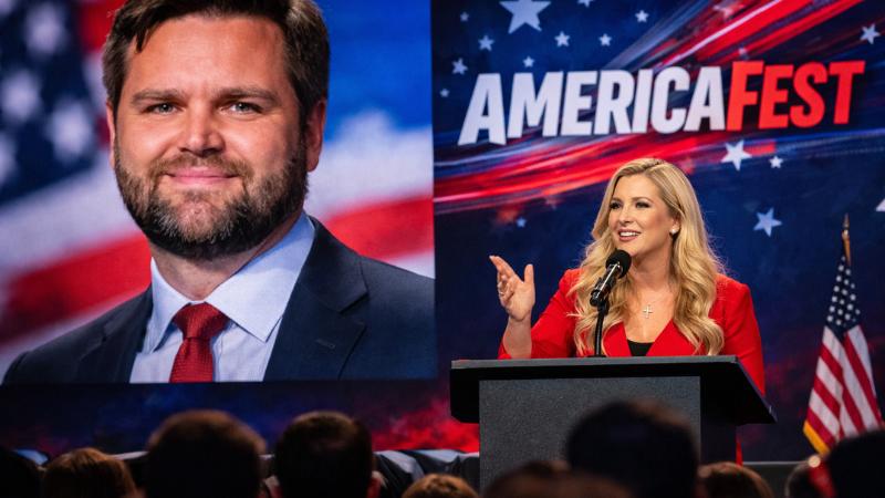 Erika Kirk endorses JD Vance for 2028 presidential race at AmericaFest