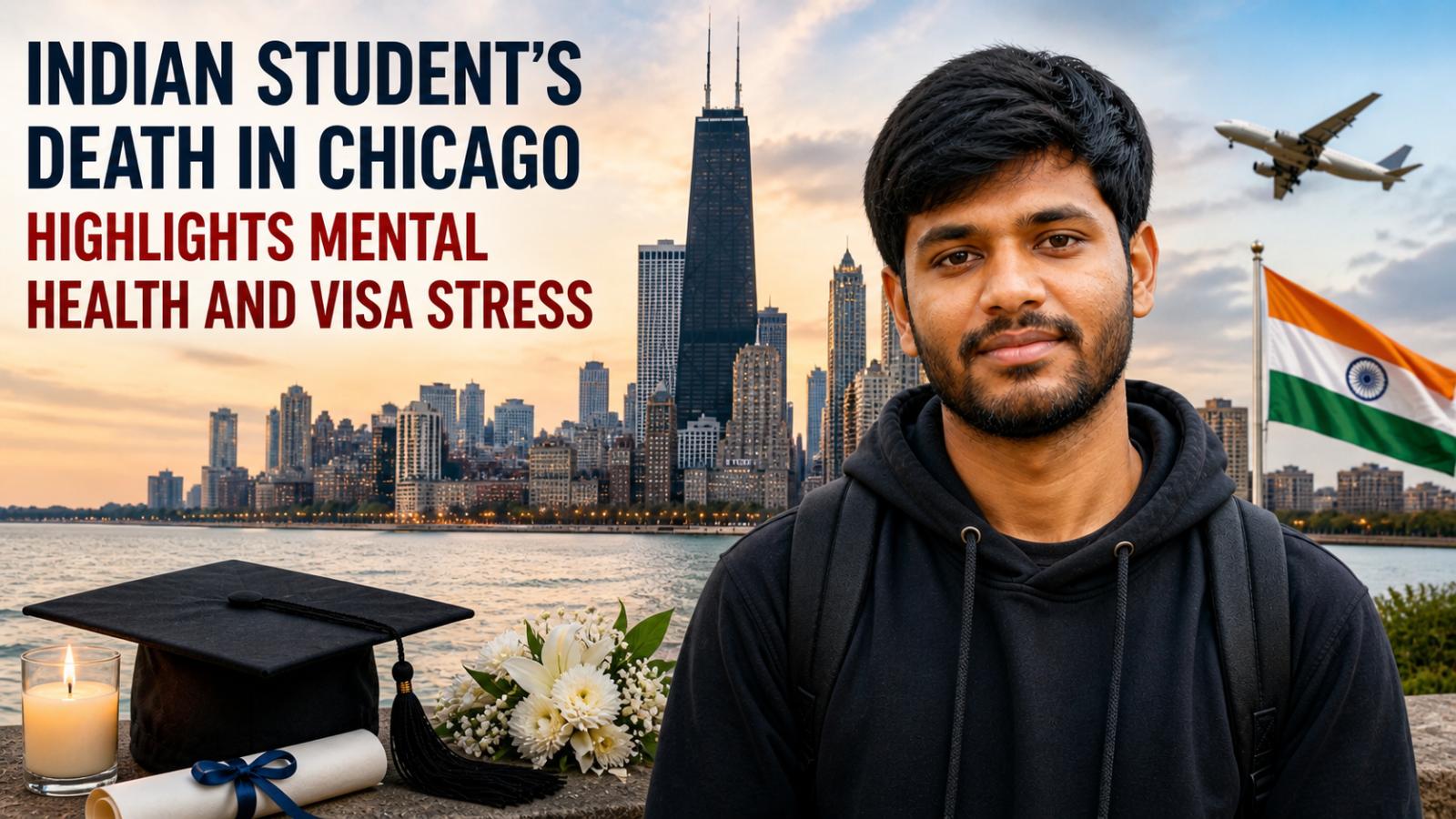Indian student’s death in Chicago highlights mental health and visa stress