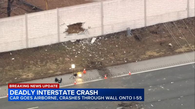 Deadly crash shuts down northbound I-55 lanes during morning commute in Romeoville
