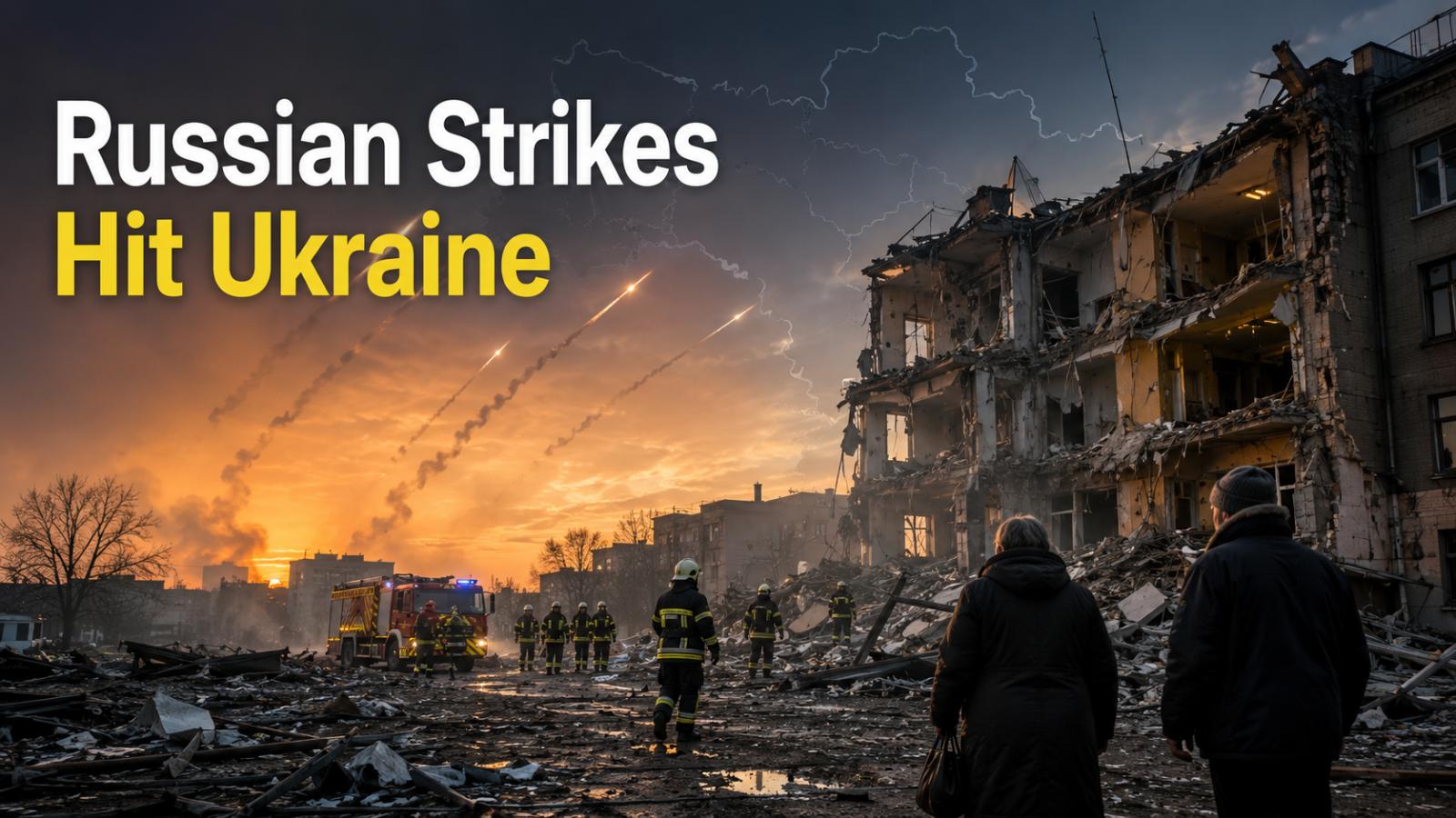 Russian strikes kill at least 15 across Ukraine