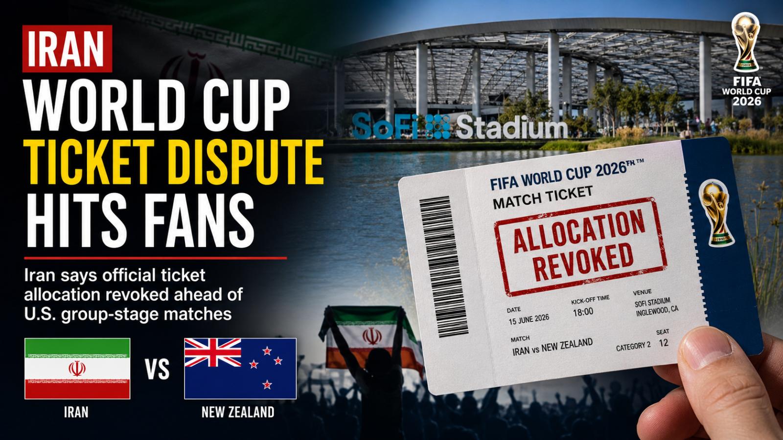 Iran World Cup Ticket Allocation Dispute Hits Fans Before New Zealand Match