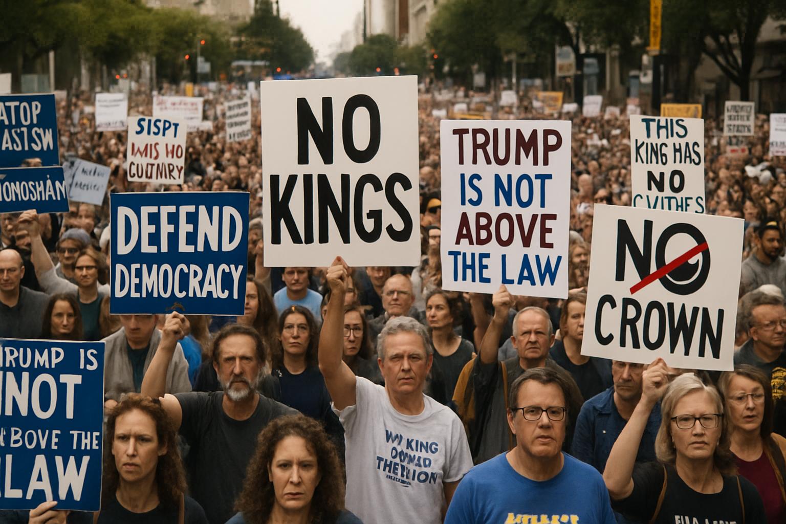 Nationwide “No Kings” protests planned amid tension over Trump’s federal actions