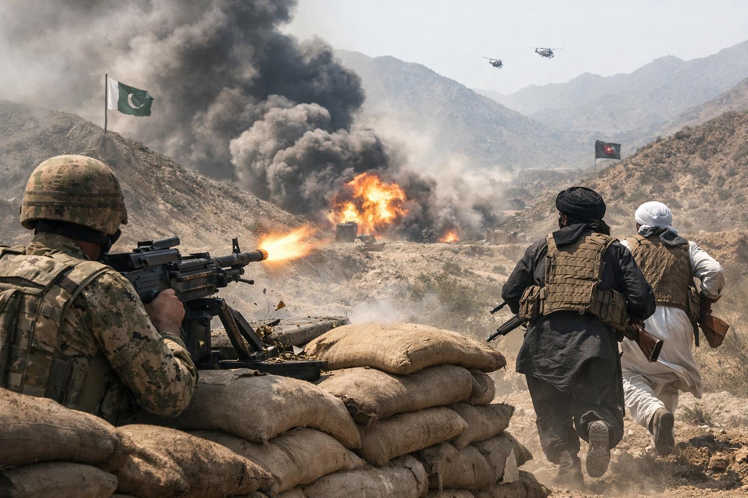 Pakistan declares open war on Afghan Taliban after border escalation