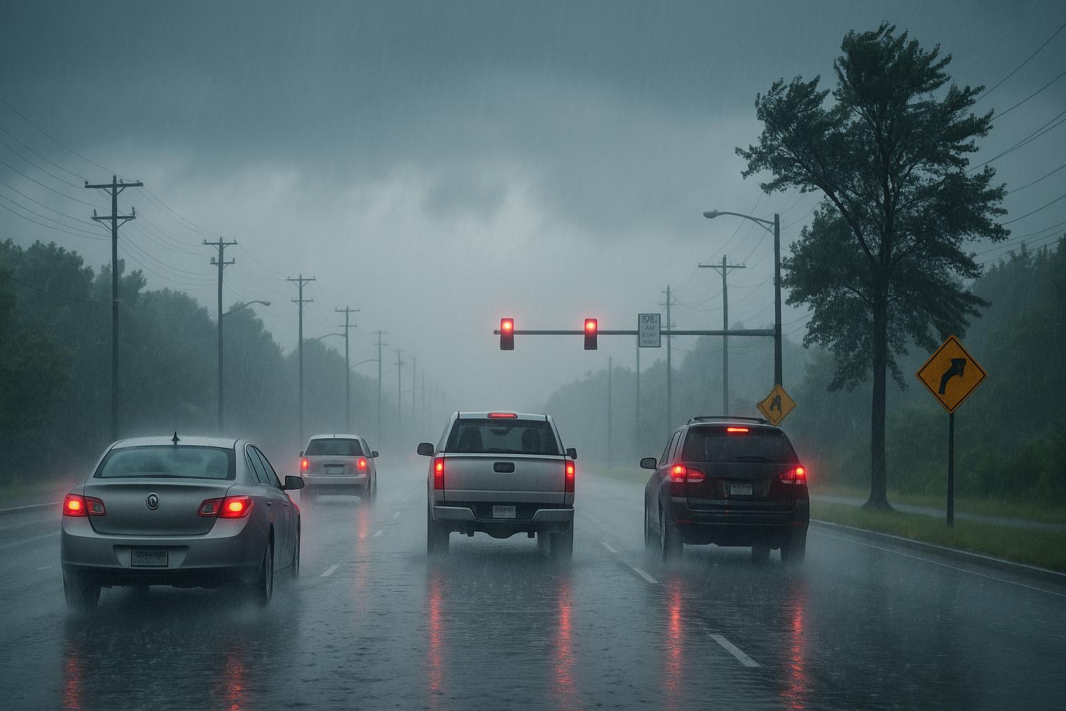 Heavy rain and strong winds to hit Northeast, flash flooding possible Thursday