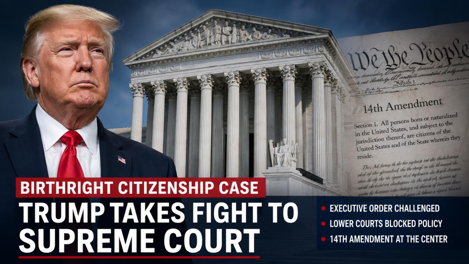 Trump Birthright Citizenship Case Heads Toward Supreme Court Ruling