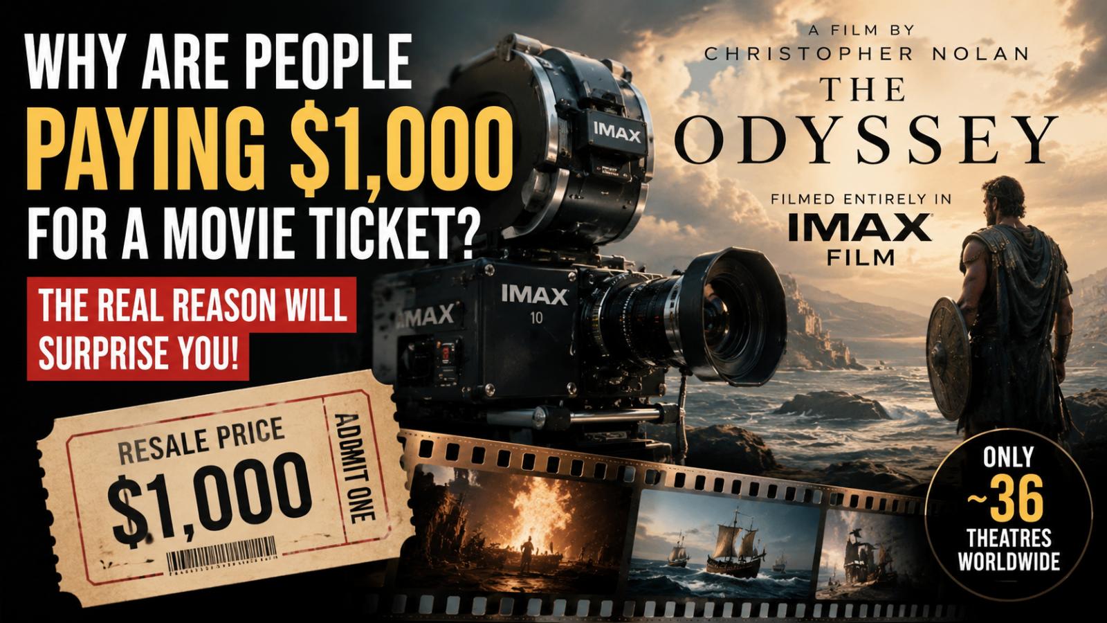 The Odyssey IMAX Tickets Listed for Up to $1,000 on eBay