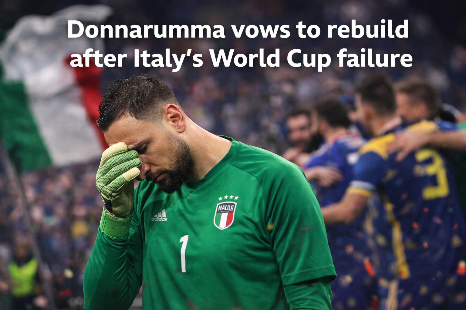 Italy captain Donnarumma vows comeback after World Cup heartbreak