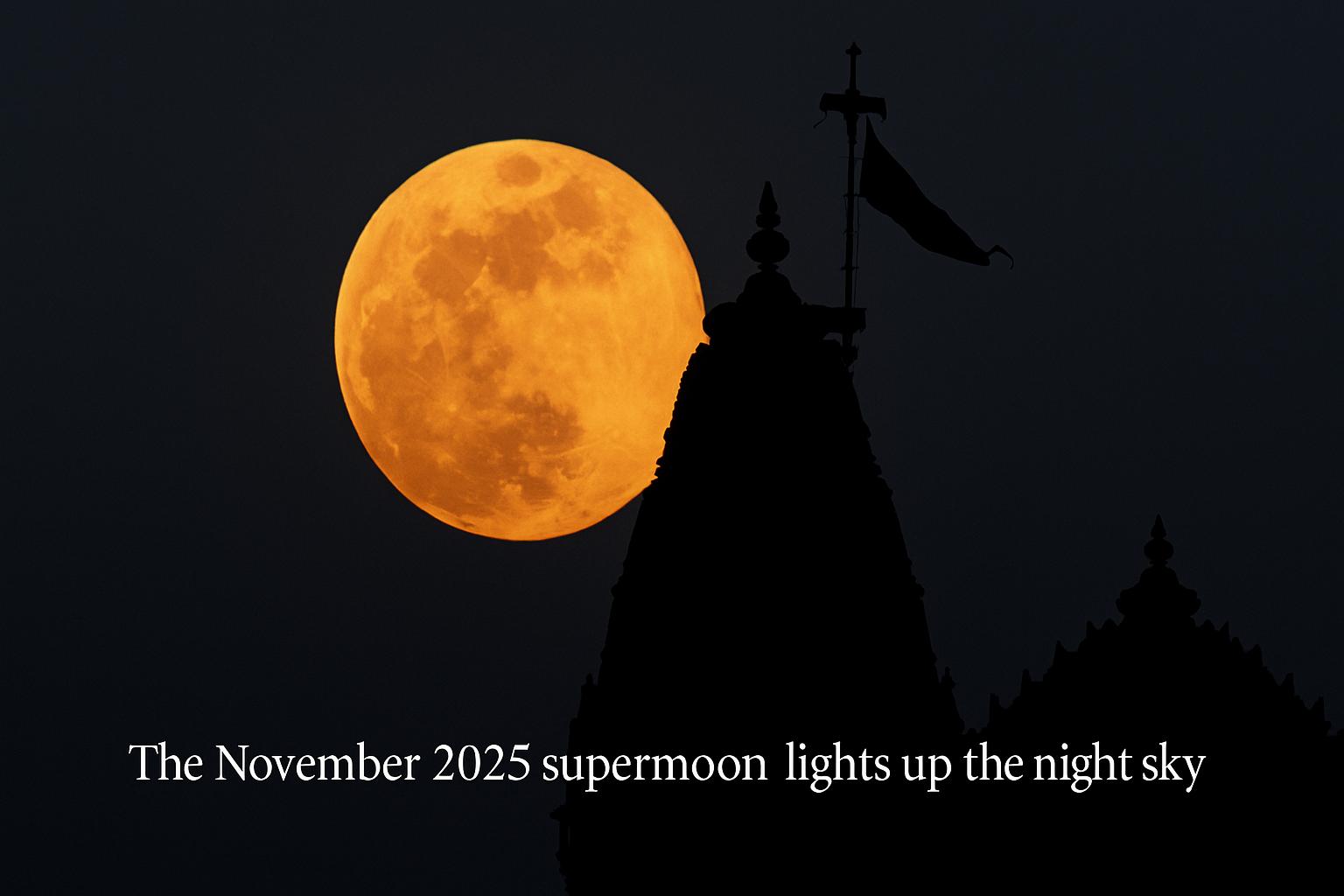 November 2025 supermoon dazzles sky as the biggest and brightest of the year