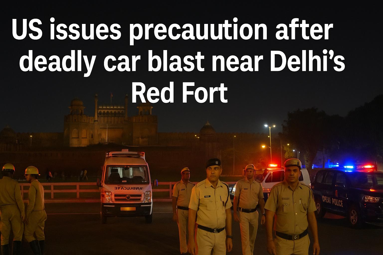 Eight killed in car explosion near Delhi’s Red Fort, probe underway
