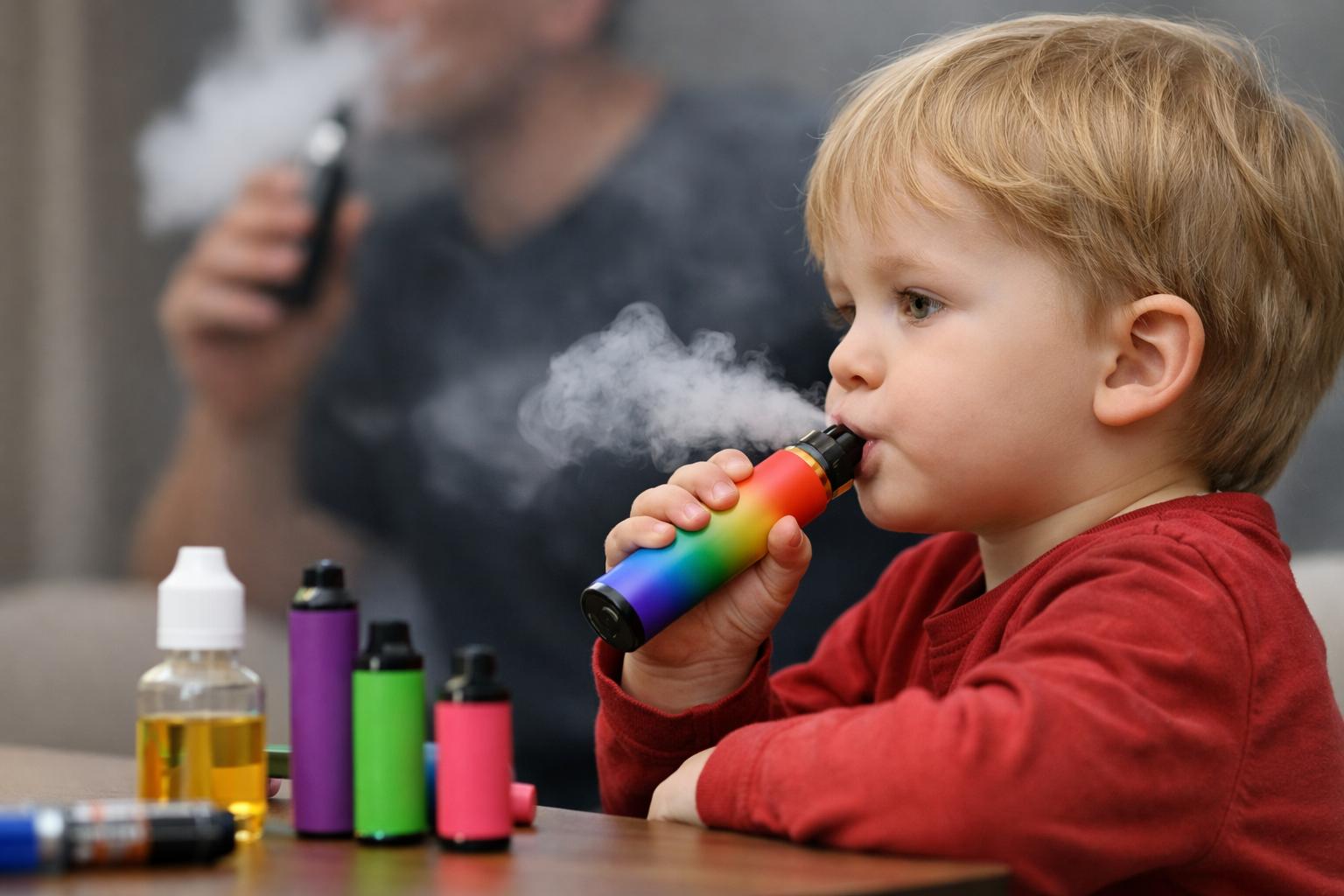 Vape exposures in young children surge 243 percent, study finds