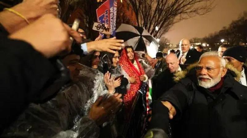 Strengthening Ties PM Modi Lands in Washington for Bilateral Talks with Trump