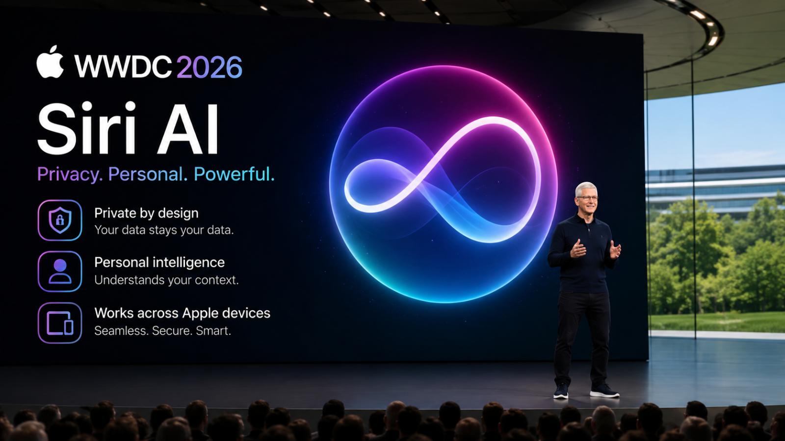 Apple Siri AI Privacy Features Debut at WWDC 2026