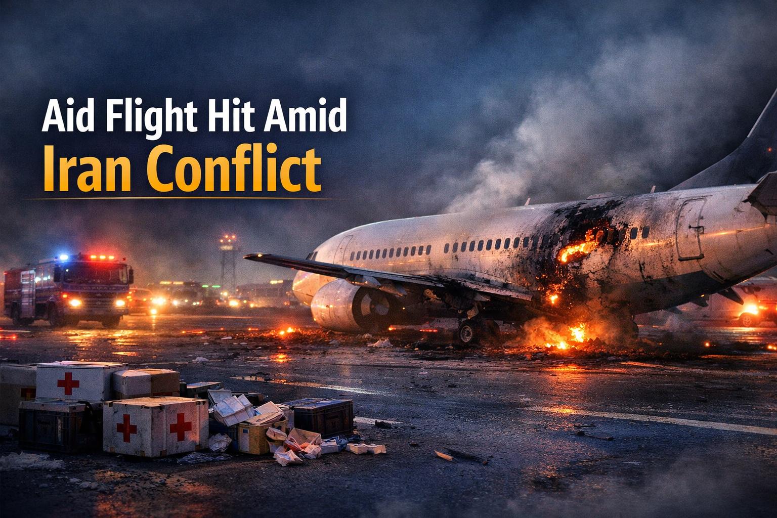 US strike at Mashhad airport damages India‑bound aircraft amid Iran conflict