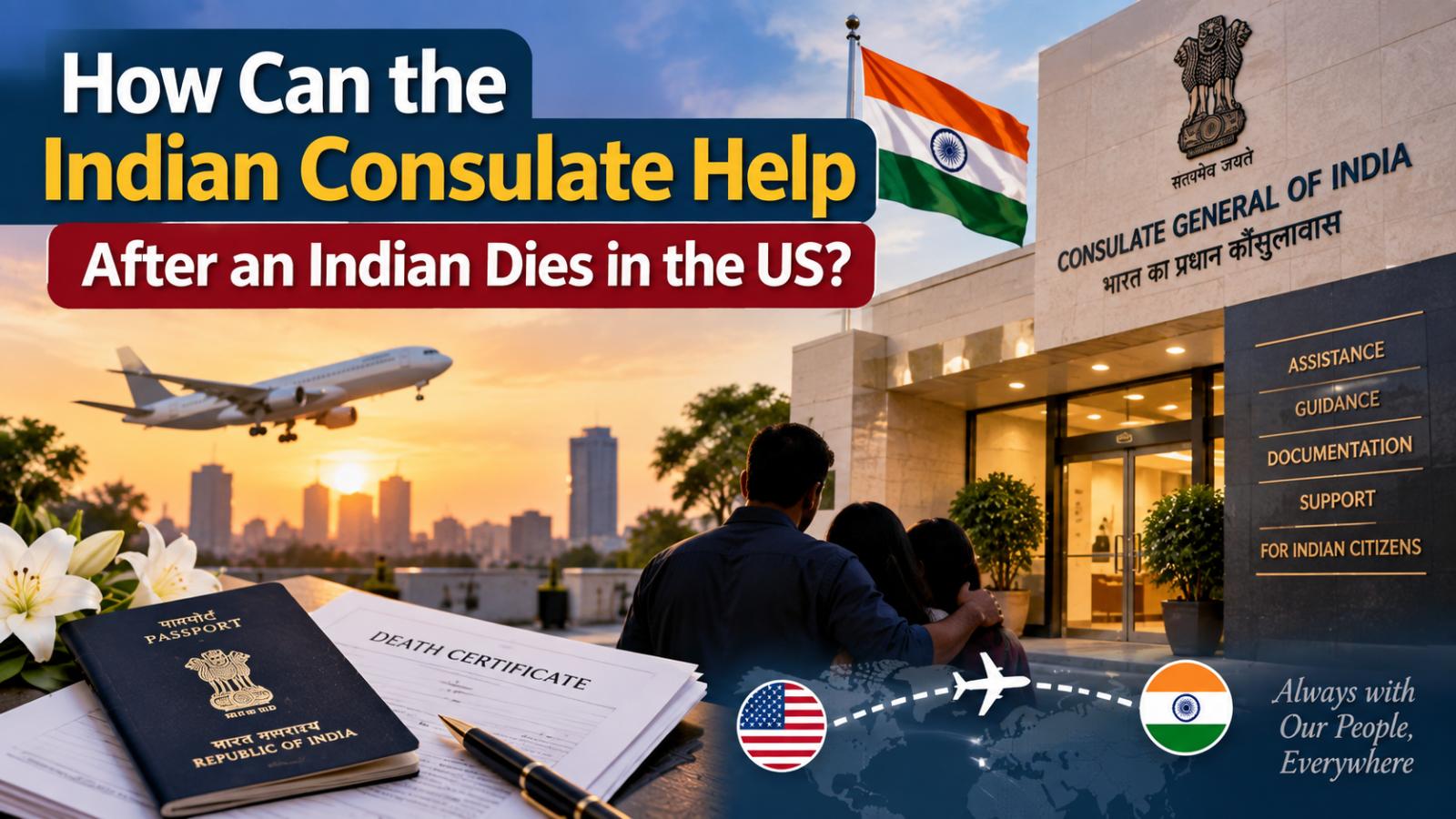 How Can the Indian Consulate Help After an Indian Dies in the US?